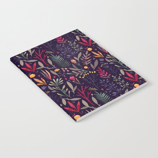 Botanical pattern Notebook