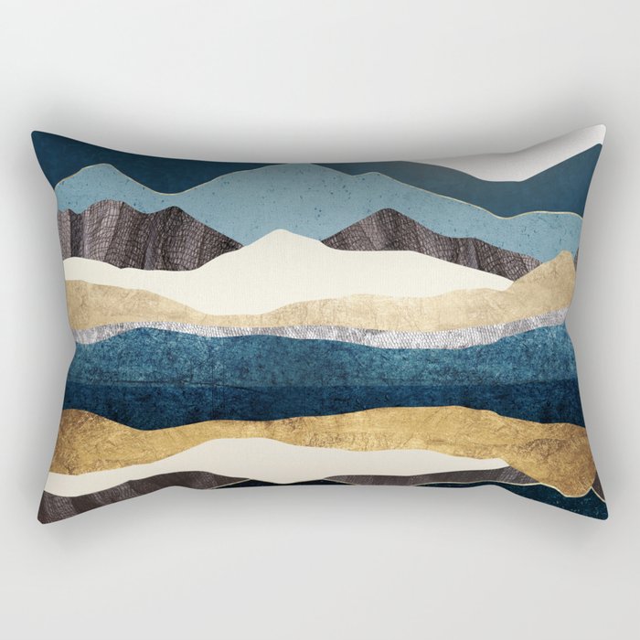 Reflect Hills Rectangular Pillow