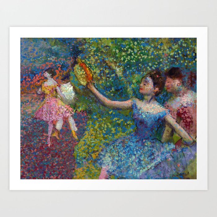 Edgar Degas "Danseuse au tambourin" Art Print