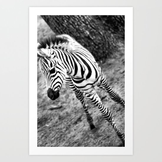 Youth In Black And White Art Print