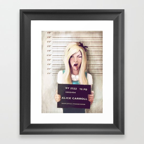 Alice Framed Art Print