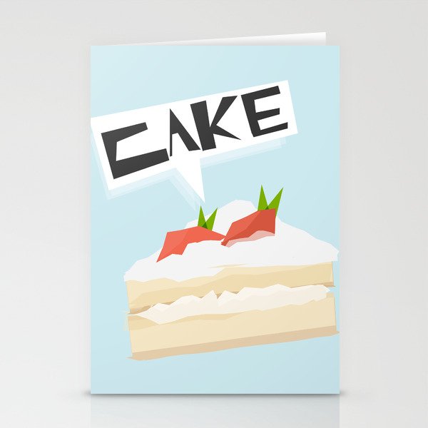 Strawberry Cake! Stationery Cards