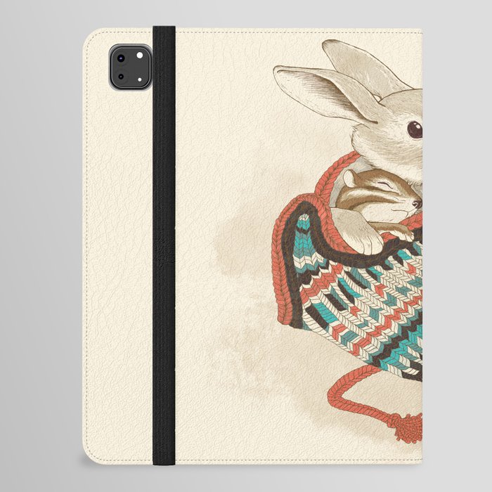 cozy chipmunk iPad Folio Case