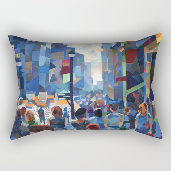 City Rectangular Pillow