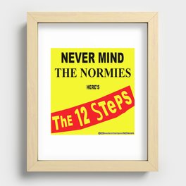 Never Mind the Normies Recessed Framed Print