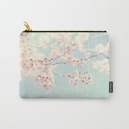 Spring Cherry Blossoms Carry-All Pouch