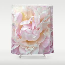 Pink Petal Flower Power Shower Curtain