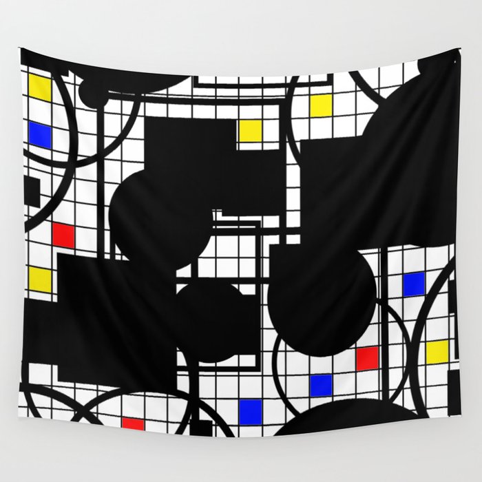 Colour Relationships Black White Red Yellow Blue Geometric