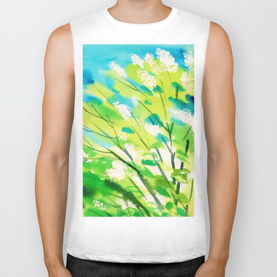 Tree in bloom ❤ Biker Tank