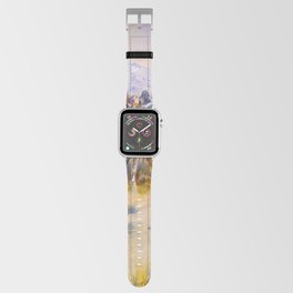 Intercepted Wagon Train, 1898 by Charles Marion Russell Apple Watch Band