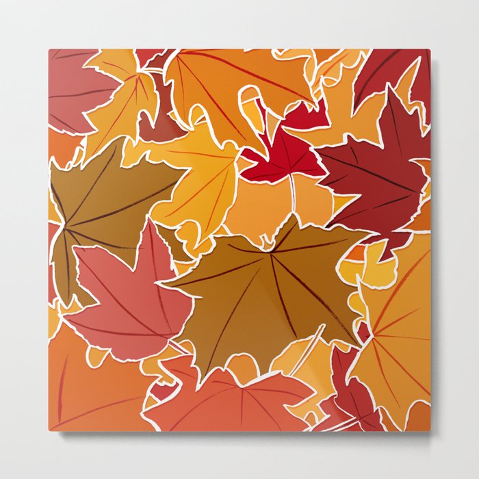 Autumn Leaves Metal Print