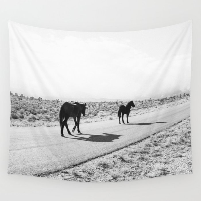 Cold Creek Horses Wall Tapestry