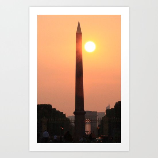 Love is like a Sunset Art Print
