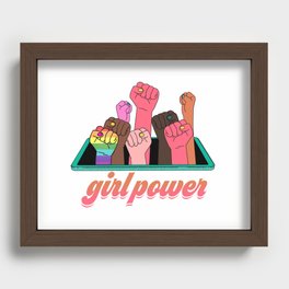girl power Recessed Framed Print