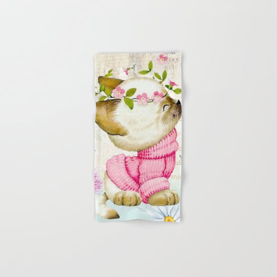 Sweet animal #1 Hand & Bath Towel