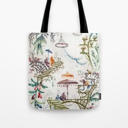 Enchanted Forest Chinoiserie Tote Bag