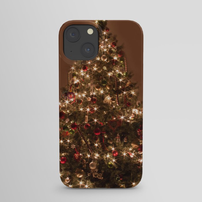 Christmas tree. iPhone Case
