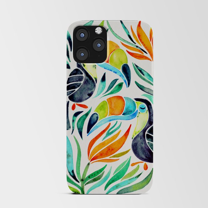 Tropical Toucans iPhone Card Case