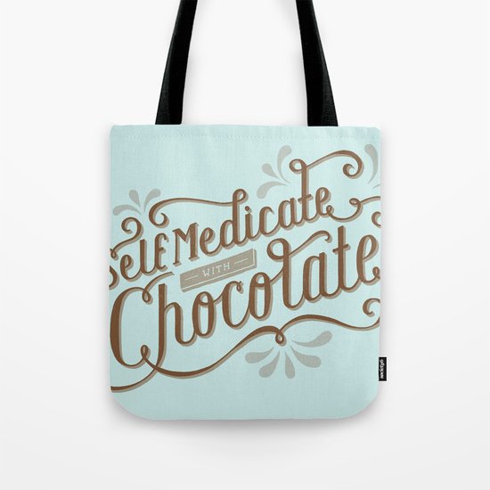 Chocolate RX Tote Bag