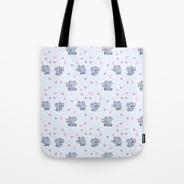 Cute elephant pattern Tote Bag