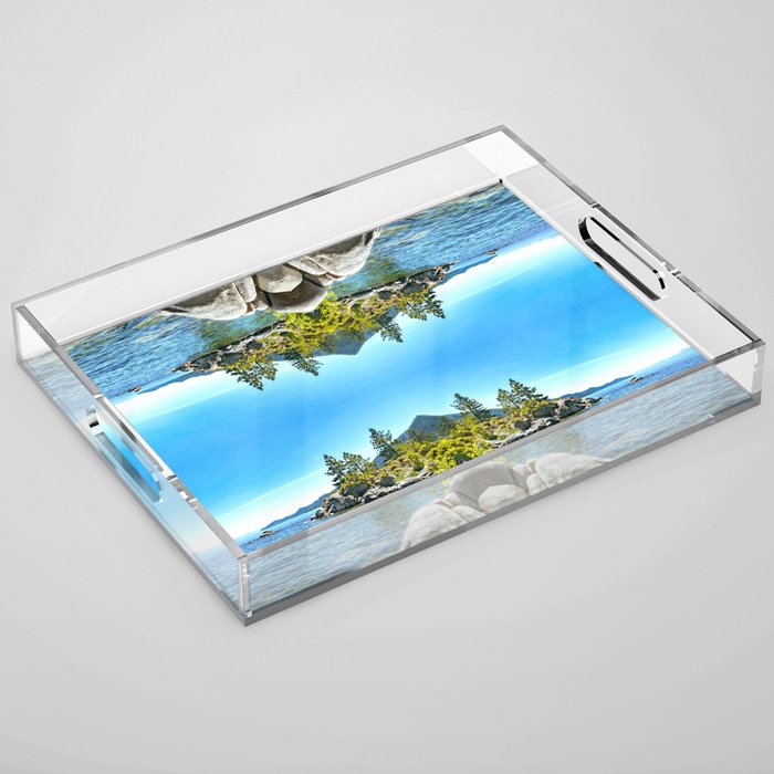 Tahoe Serenity Acrylic Tray