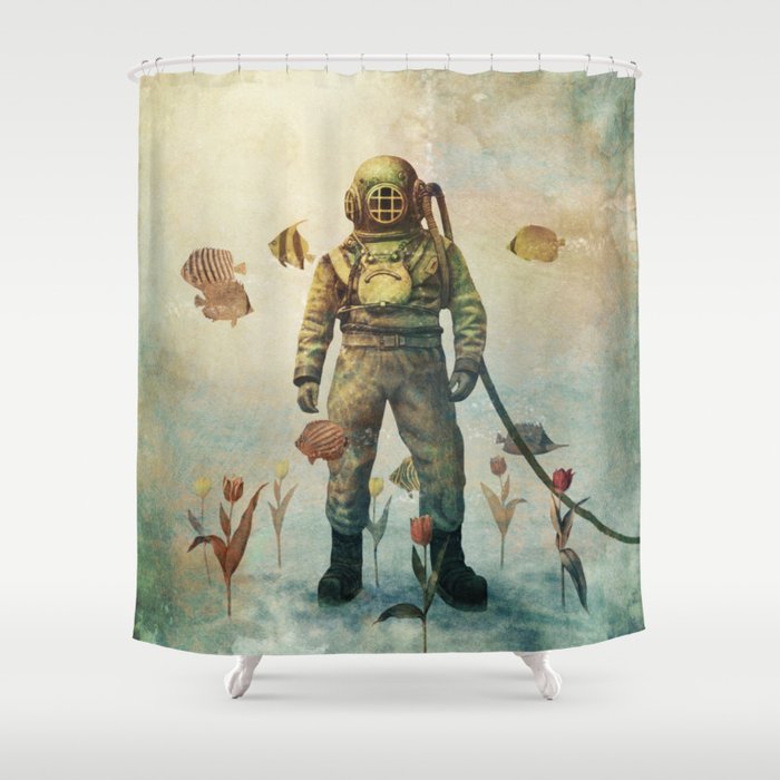 Deep Sea Garden  Shower Curtain