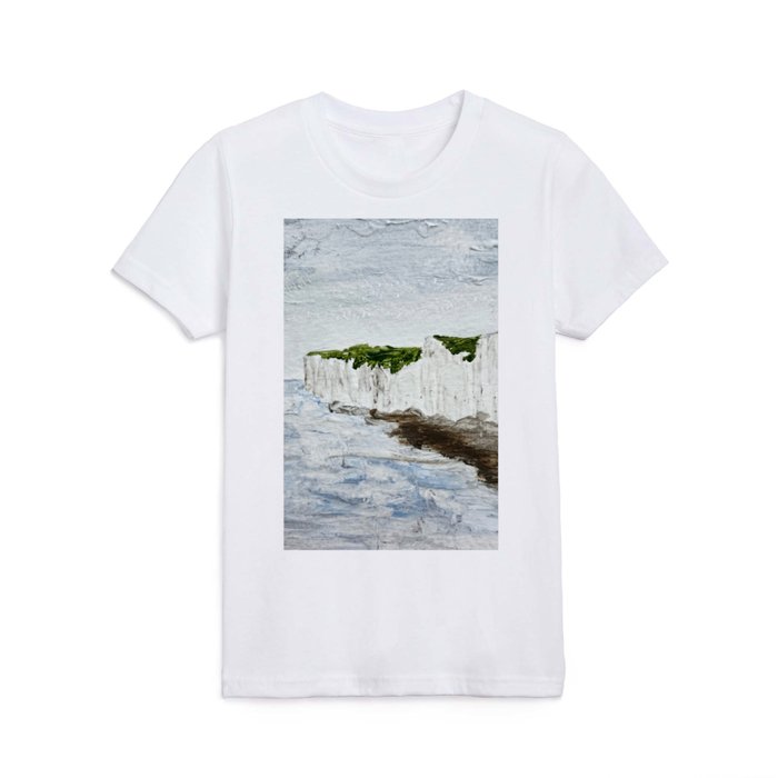 Cliffs on a cloudy day Kids T Shirt