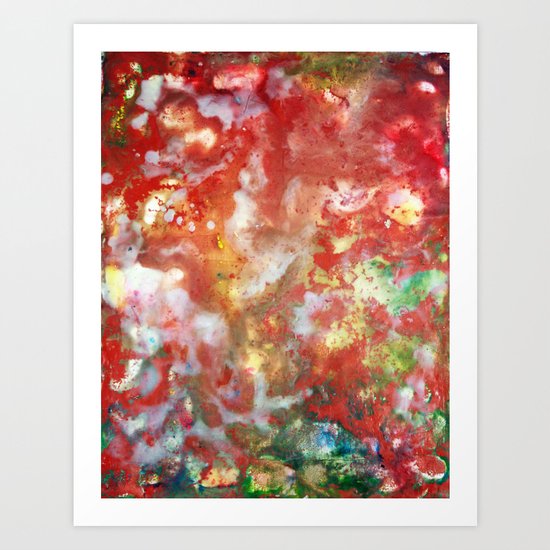 Enaustic Galaxy Art Print