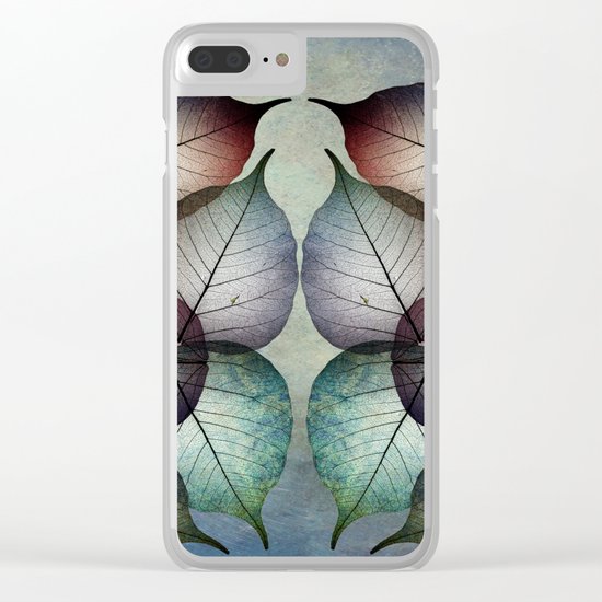 Autumn skeletons Clear iPhone Case