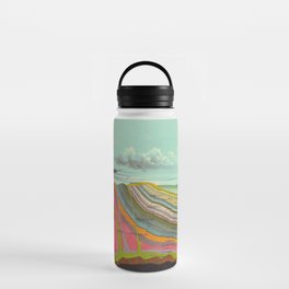 Landscape Painting, Cool Designs, Trippy Art, Mountain Painting, Scientific Poster - Geology Water Bottle