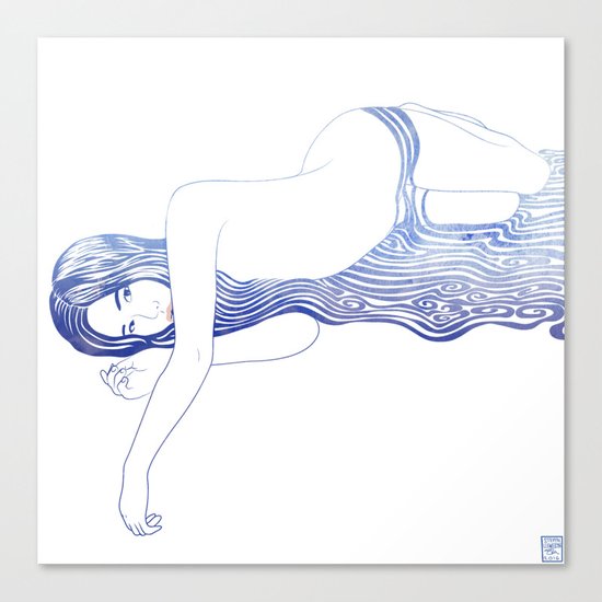 Water Nymph XXXV Canvas Print