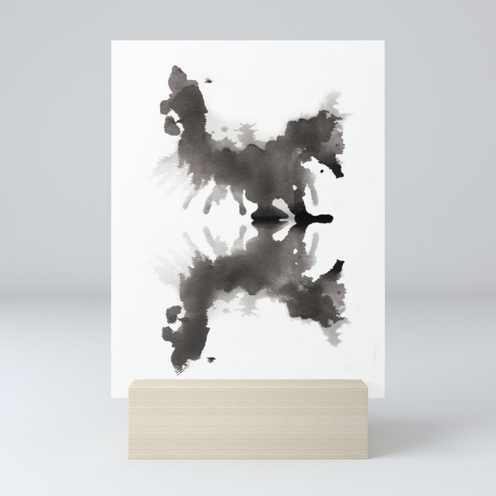 Rorschach test 3 Mini Art Print