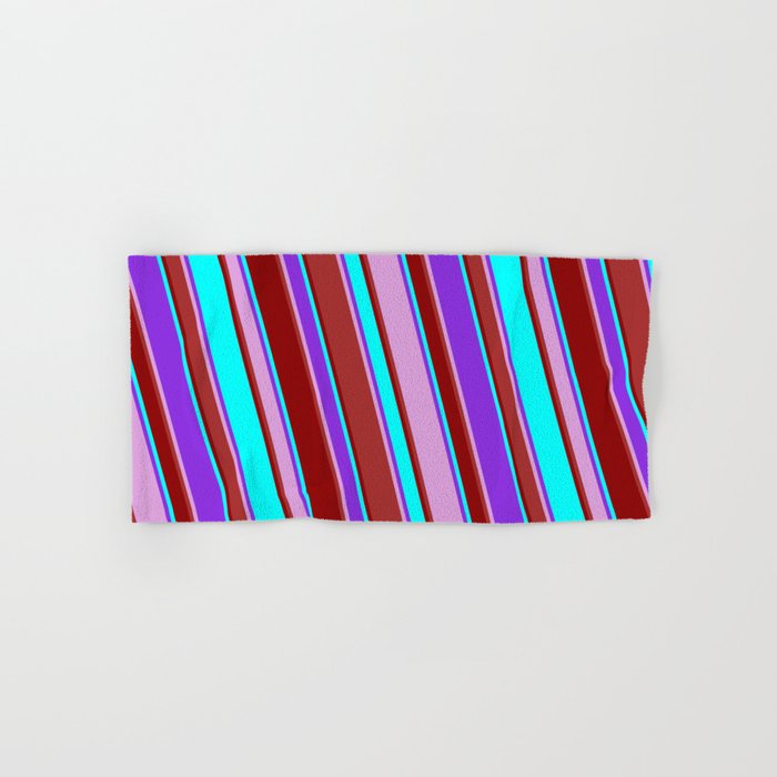 Plum colored hand towels store