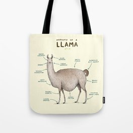 Anatomy of a Llama Tote Bag