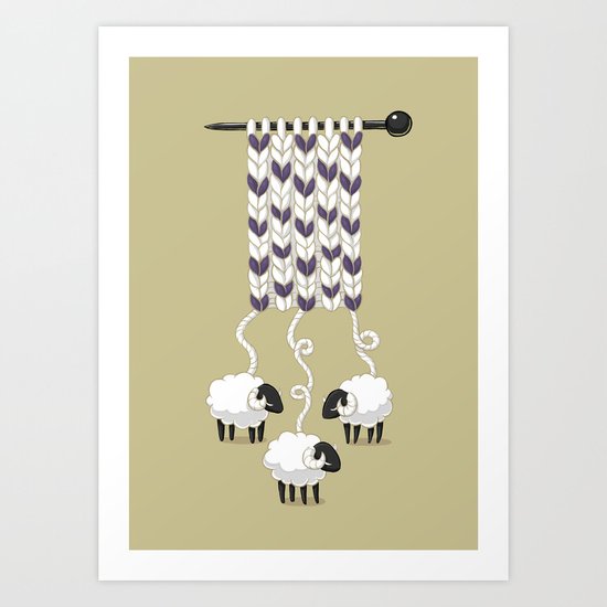 Wool Scarf Art Print