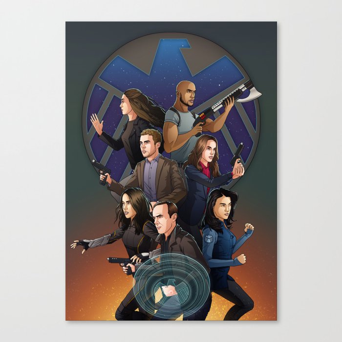 SHIELD Team In Action Canvas Print