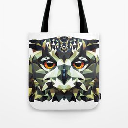 Polygon Owl Tote Bag