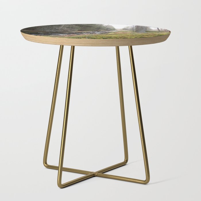 Nature Walk Through the Scottish Highlands Side Table