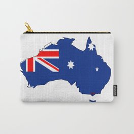 Australia Map with Australian Flag Carry-All Pouch