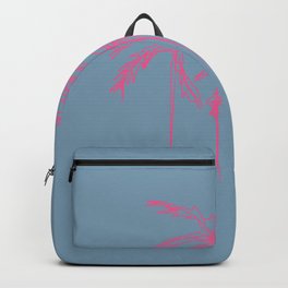 PalmTree - Pink Minimalistic Line Art Design Pattern Backpack