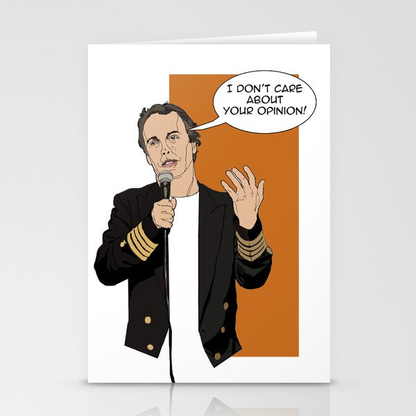 Doug Stanhope - I don't care about your opinion Stationery Cards