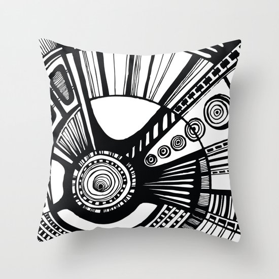 SUN Throw Pillow