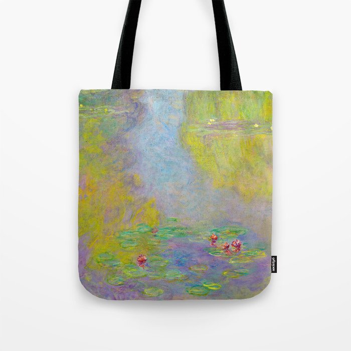 Water Lilies, 1908 by Claude Monet Tote Bag