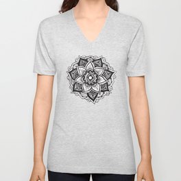 Mandala V Neck T Shirt