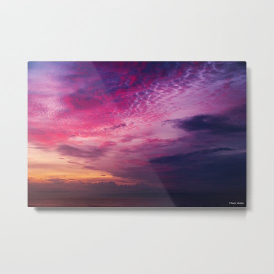 Red Sky Sunrise Metal Print