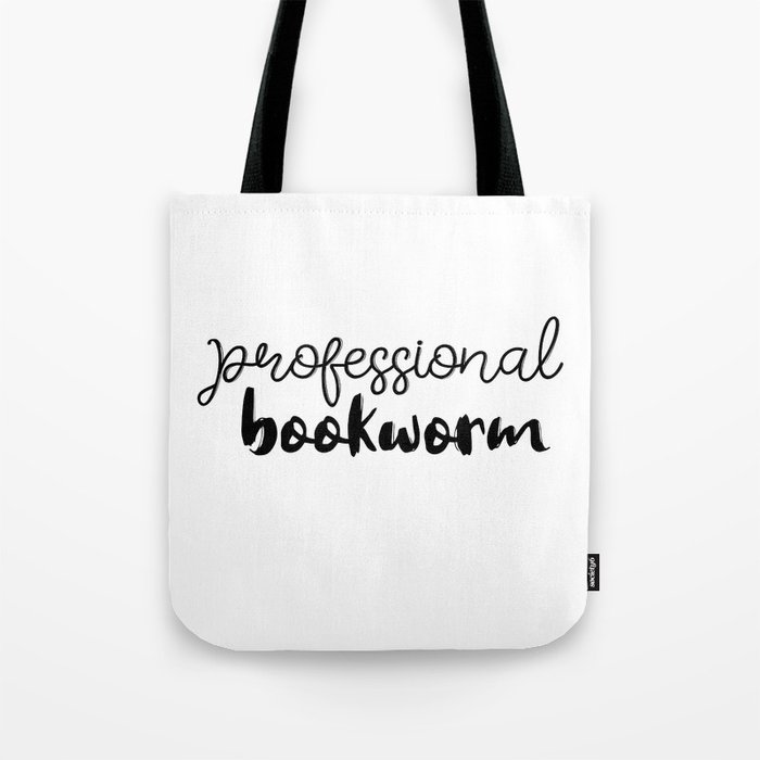 Professional Bookworm Travel Mug Bag Tank Top for Avid Readers Authors Writers by Writer Block Shop Tote Bag