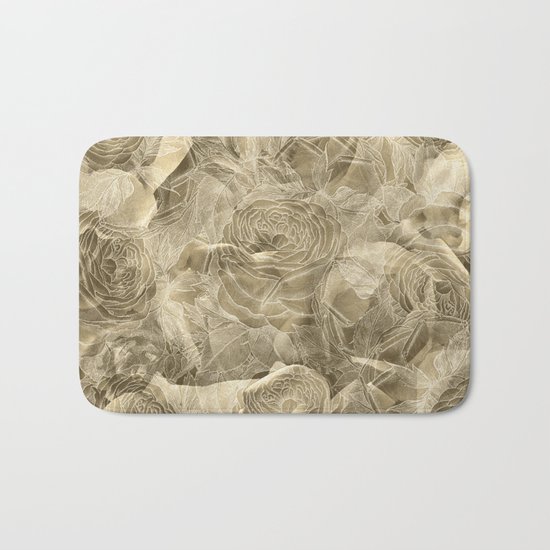 Nostalgia 3 - Sepia Tone Bath Mat