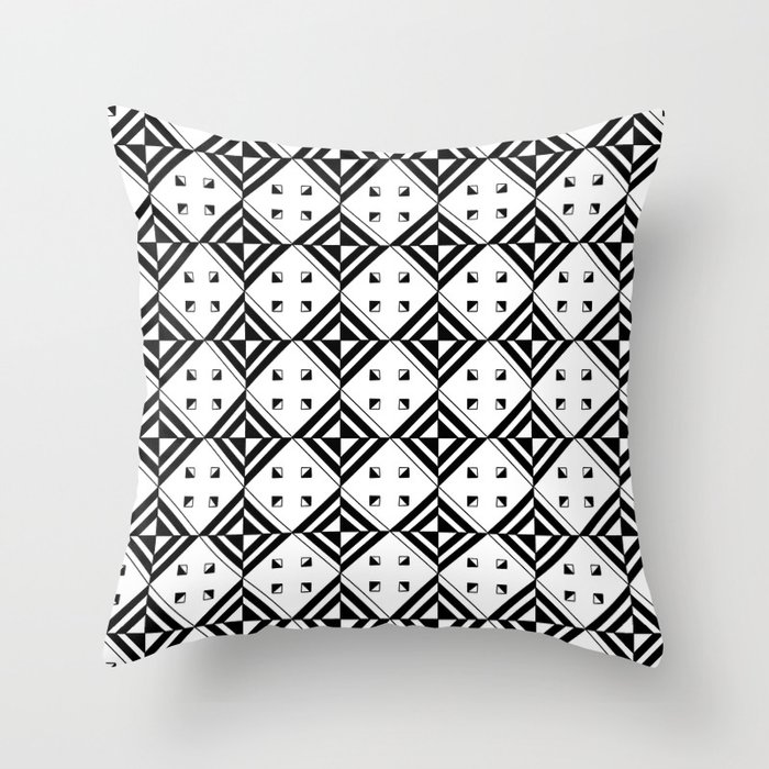optical pattern 71 Throw Pillow