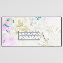Abstract Marble Texture 58 Desk Mat