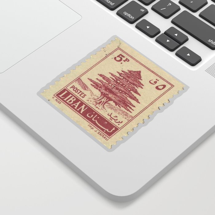 Lebanon vintage Timbre Sticker